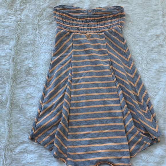 Roxy at my side striped strapless dress - Picture 5 of 6